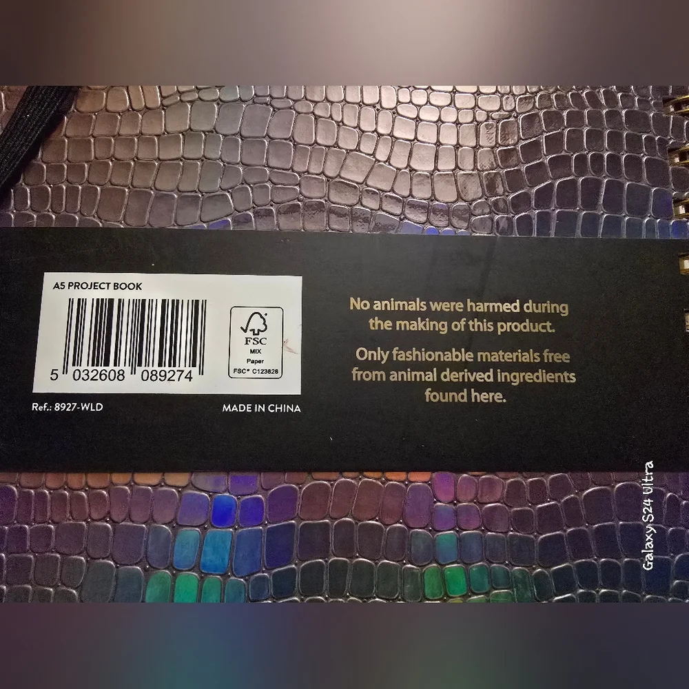2 Piece Set: Pukka Crocodile/ Alligator Project Notebook & Bag Charm NEW